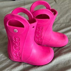 Kids Rain boots with handles